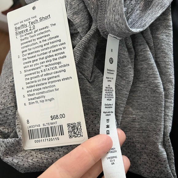 *Lululemon Swiftly Tech Short Sleeve Shirt 2.0 - Picture 5 of 8